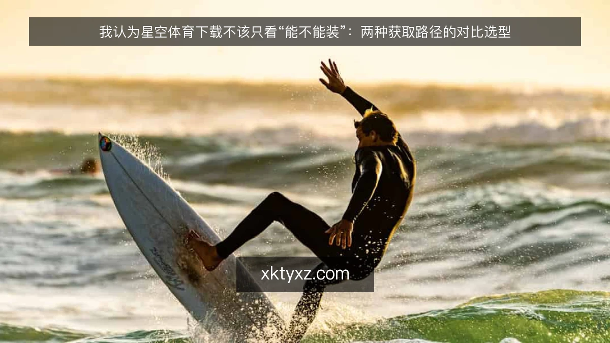 我认为星空体育下载不该只看“能不能装”:两种获取路径的对比选型